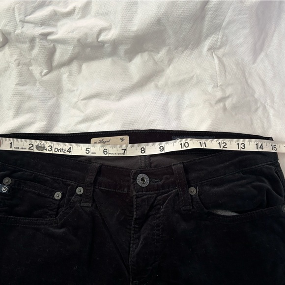 Women's Black Velvet Angel Bootcut Pants - Picture 5 of 7